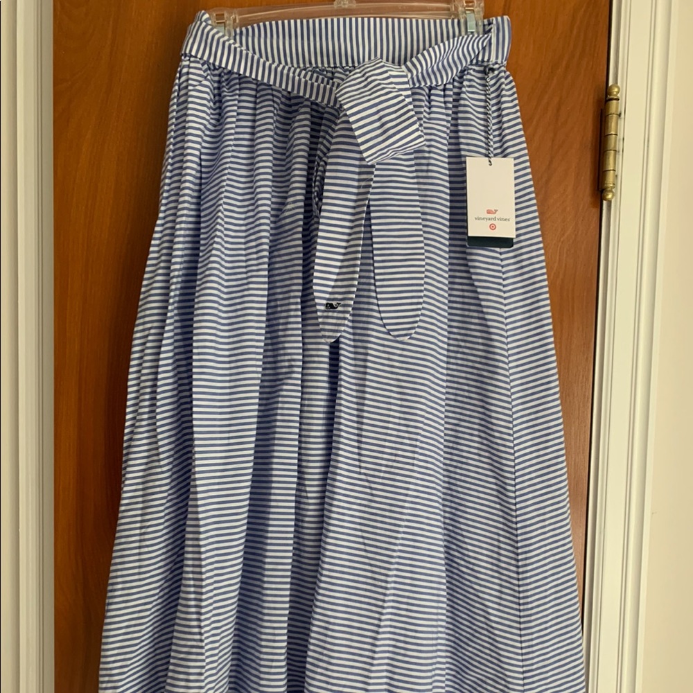 Vineyard Vines Blue Striped Skirt Small Target release NWT